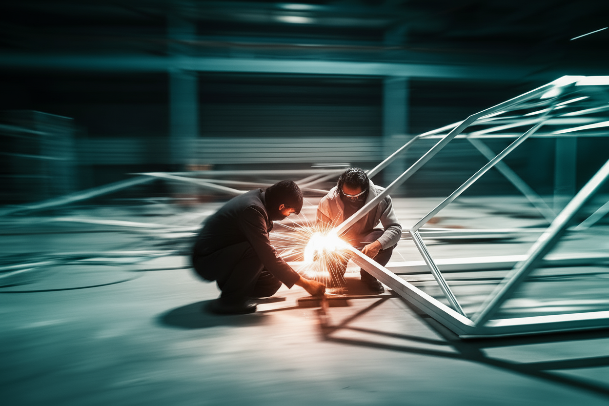 Аргонная сварка металлоконструкций